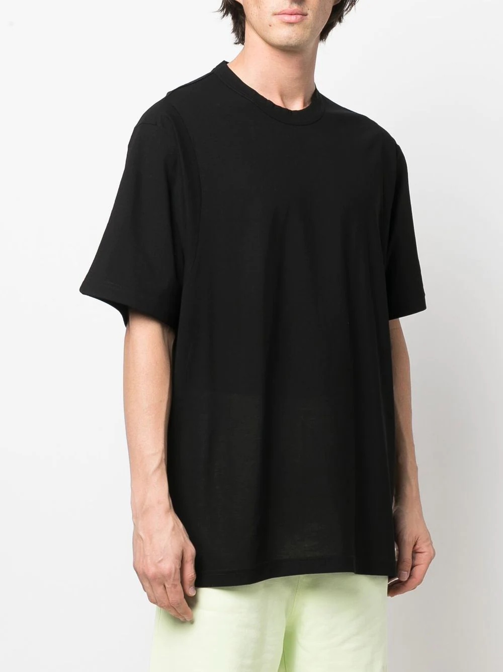 drop-shoulder cotton T-Shirt - 4