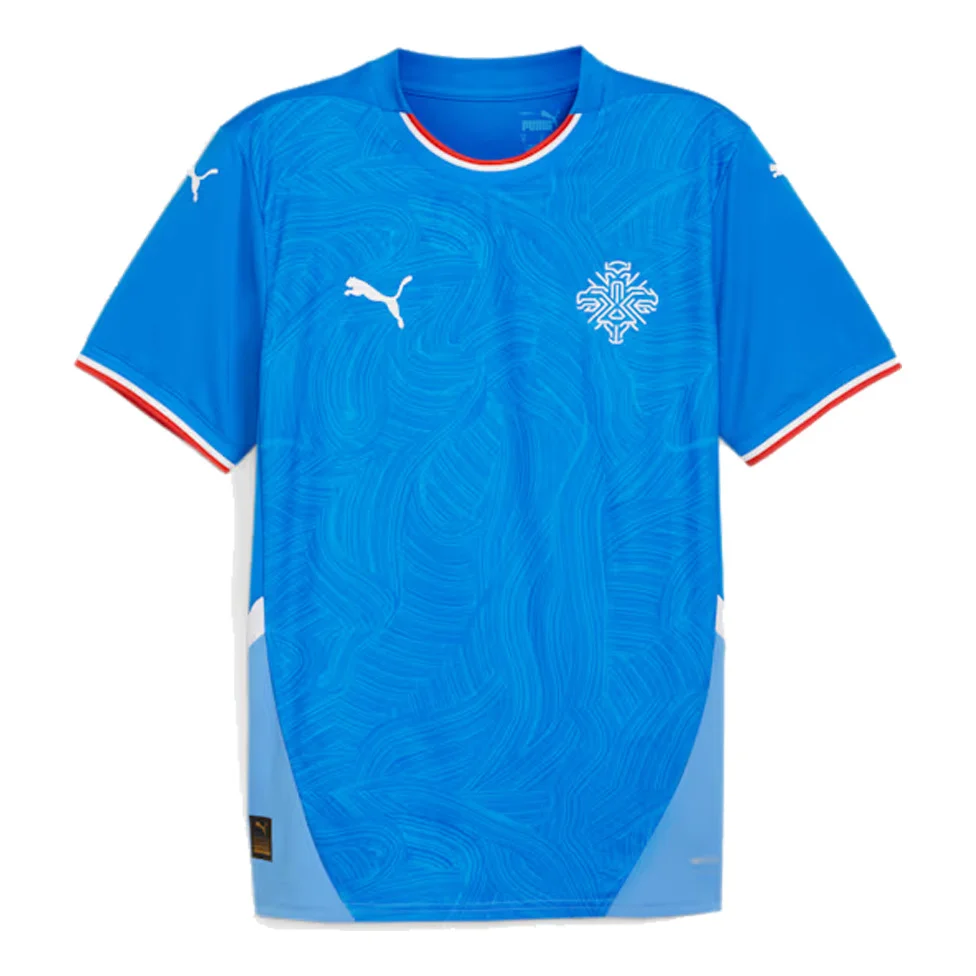 PUMA Iceland 24 Replica Home Soccer Jersey 'Blue' 773951-01 - 1