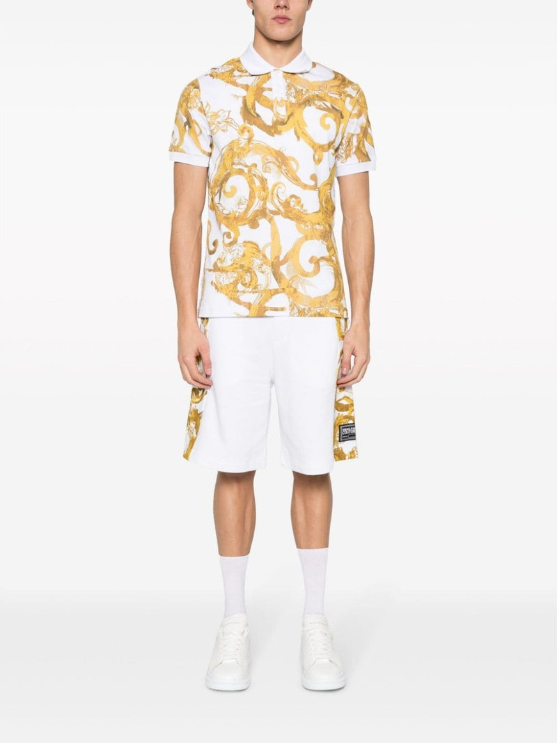 VERSACE JEANS COUTURE Watercolour Couture polo shirt outlook