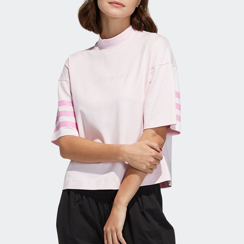 (WMNS) adidas Neo CS MAR T-Shirts 'Pink' GP5470 - 2