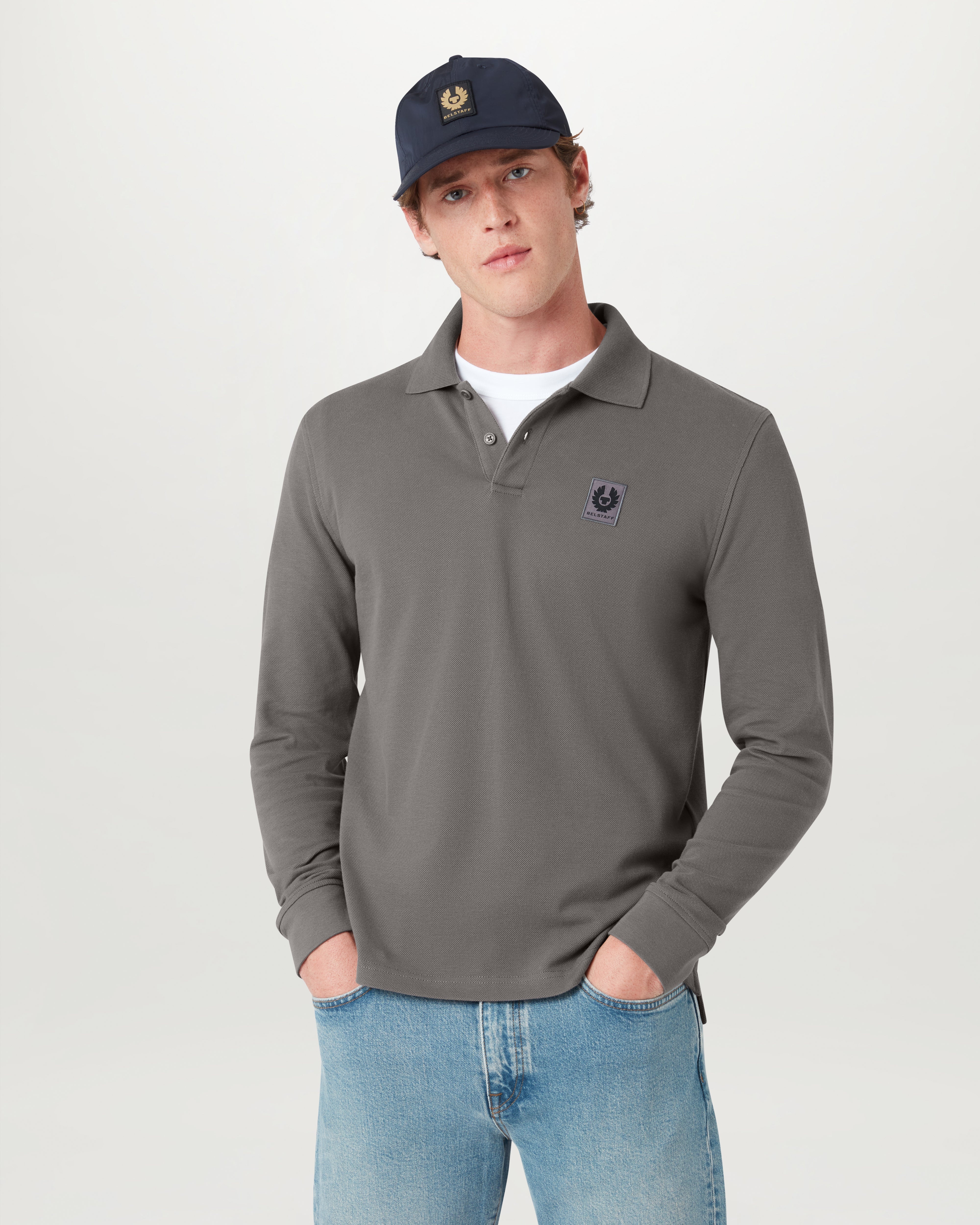 BELSTAFF LONG SLEEVED POLO - 4