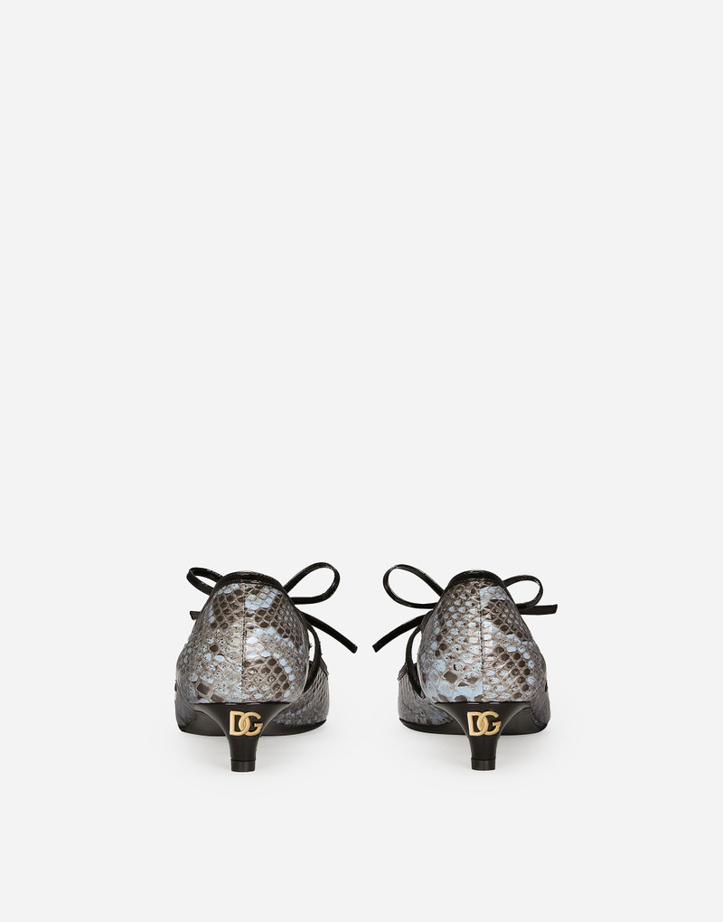 Dolce & Gabbana Python skin pumps outlook