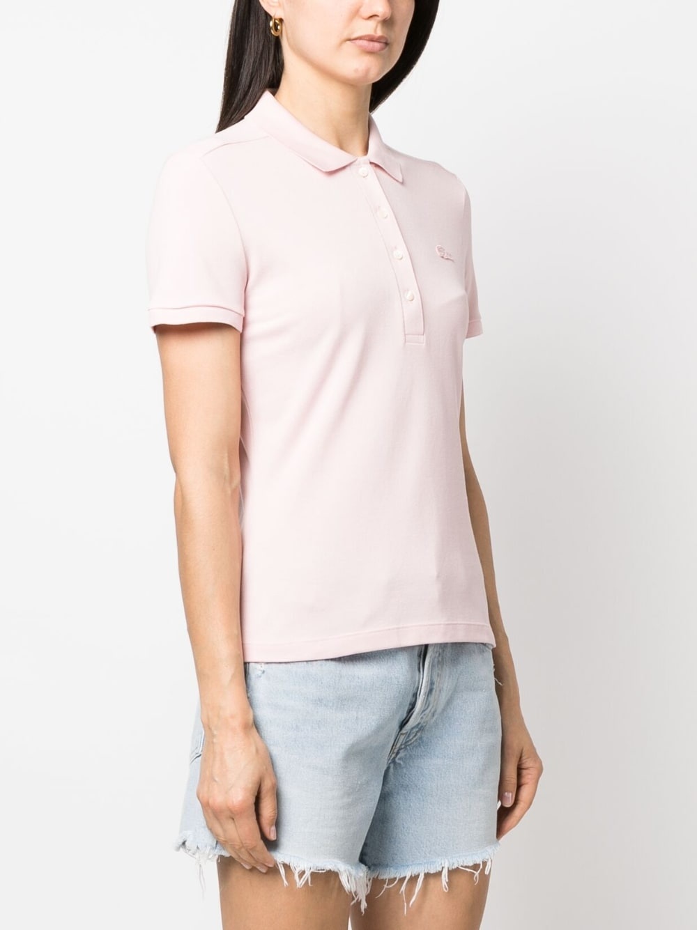 logo-appliqué cotton polo shirt - 3