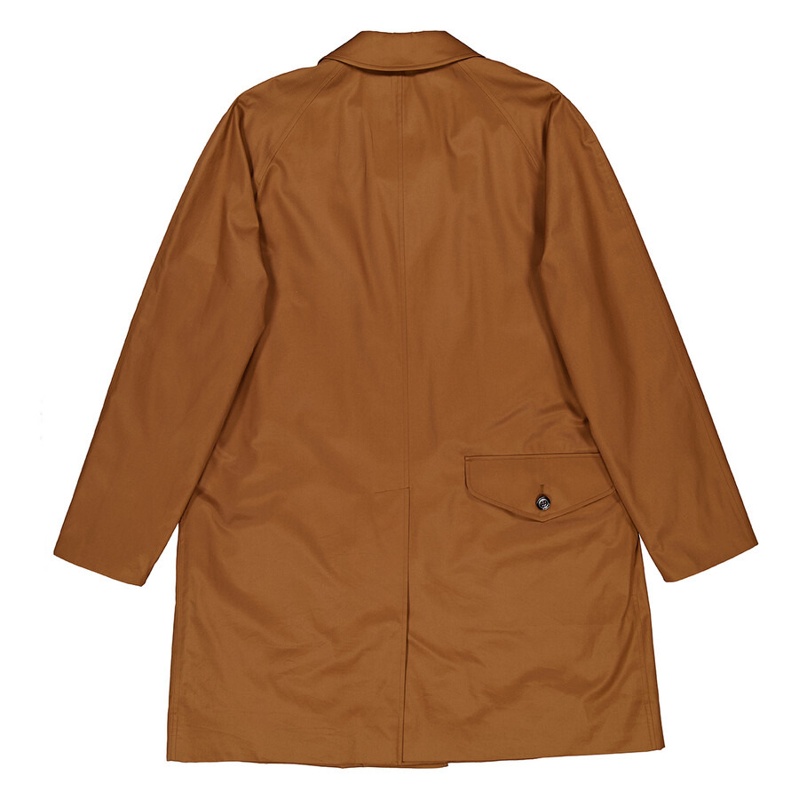 Burberry Men's Dark Birch Brow Clapham Cotton Gabardine Lightweight Coat - 7