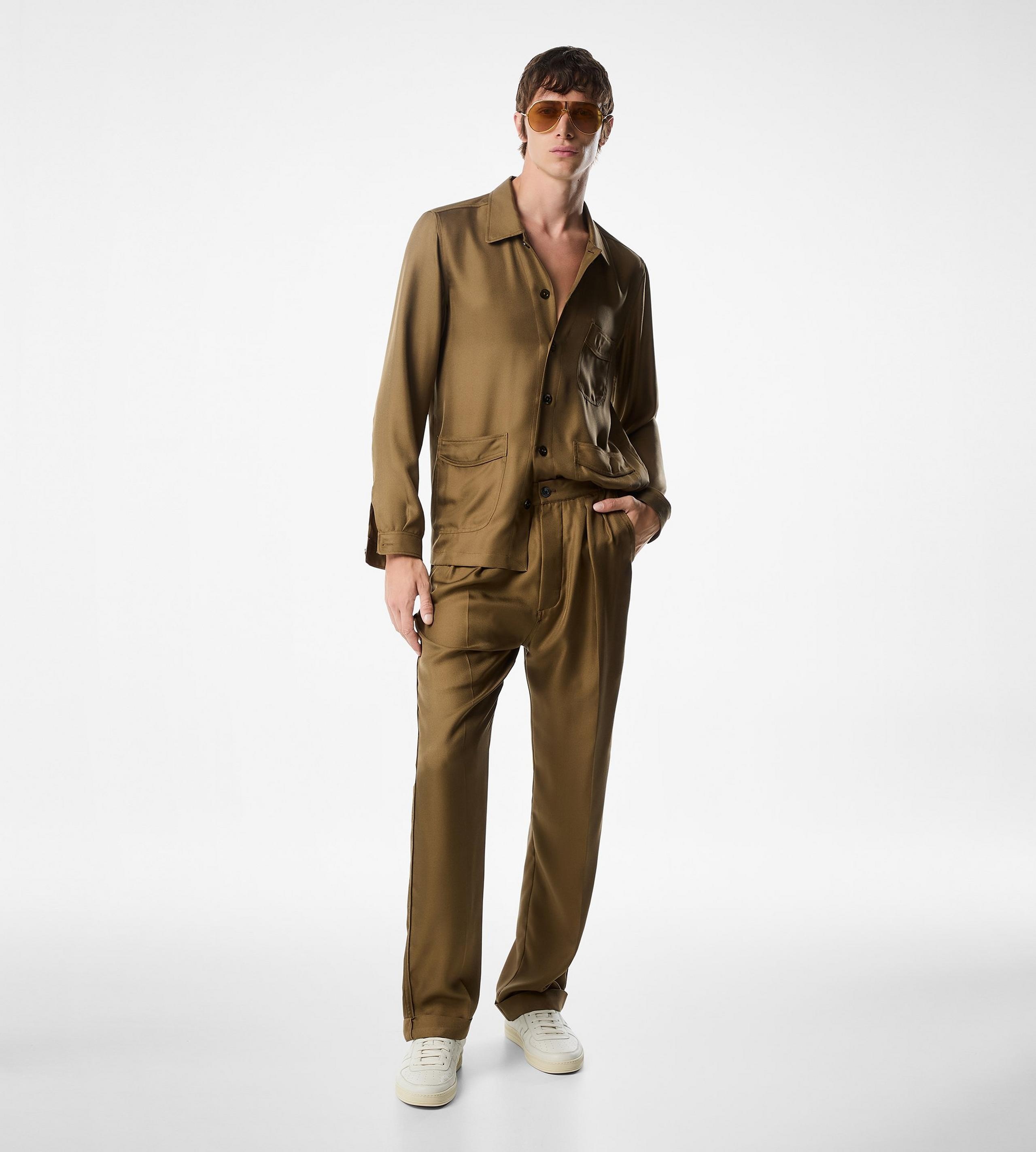 LUXURY SILK TWILL OUTERSHIRT - 2