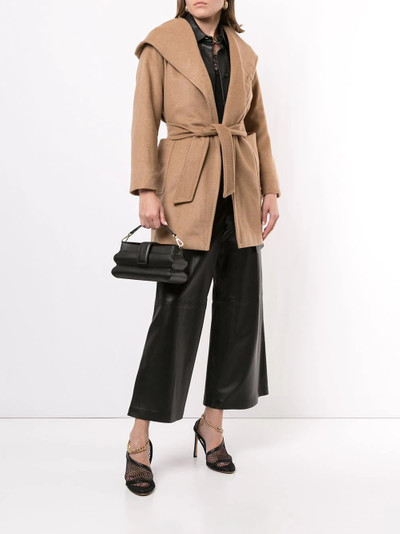 Max Mara Rialto hooded wrap coat outlook