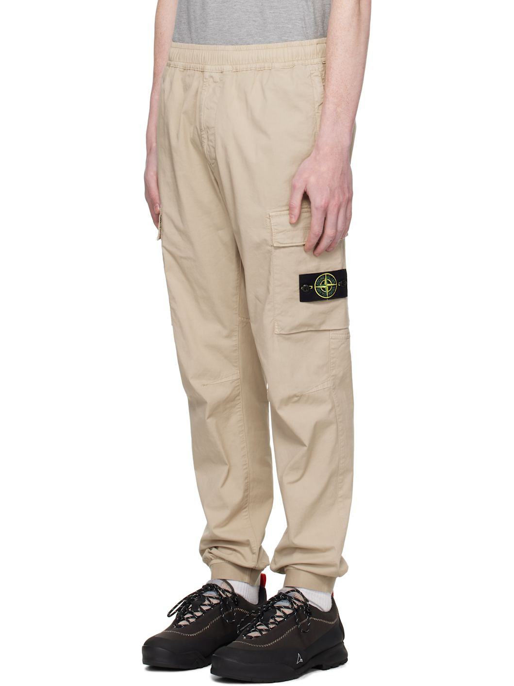 Beige 3100031 Tela Paracadute Cargo Pants - 4