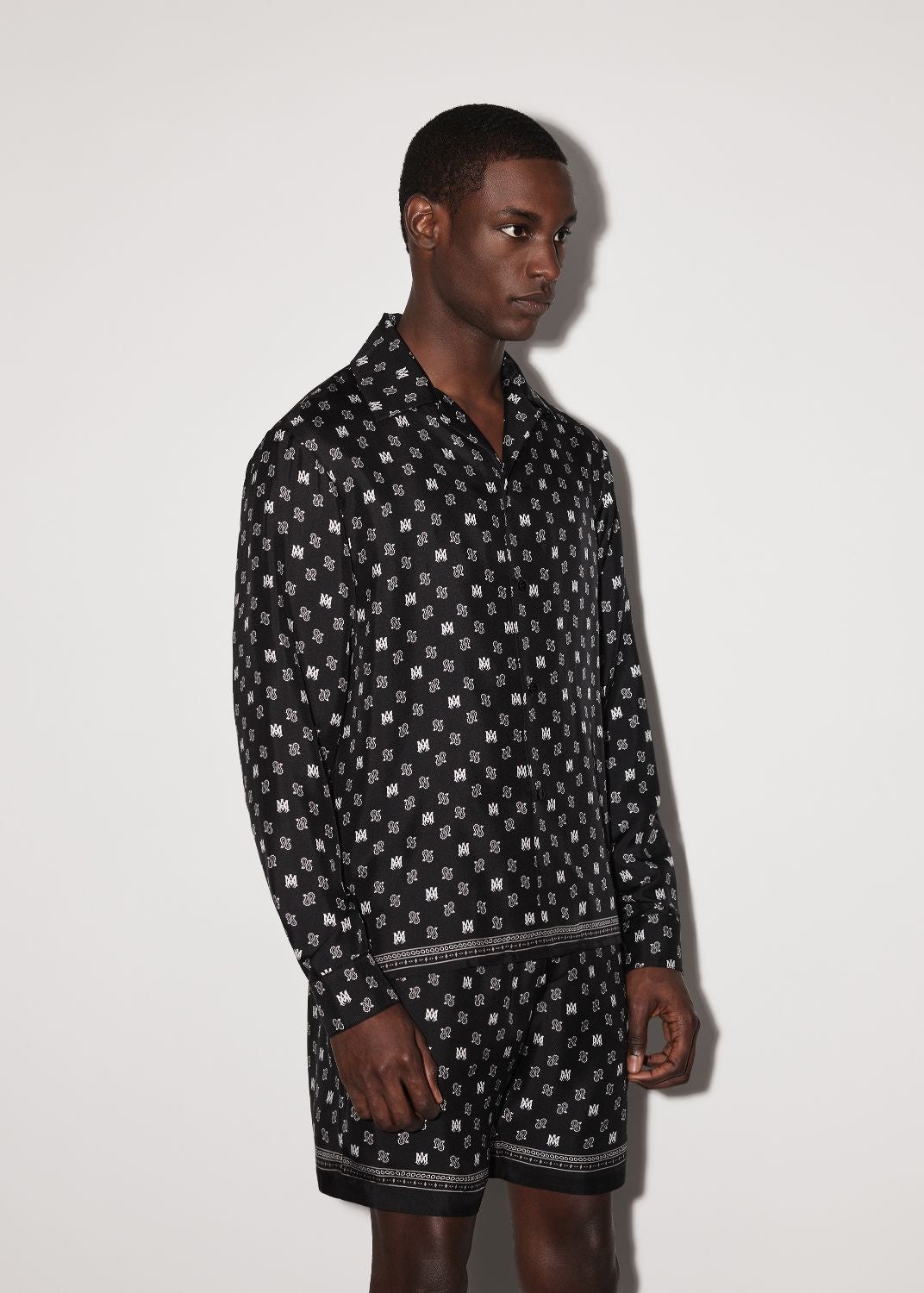MA REPEAT LOGO LS CAMP SHIRT - 5