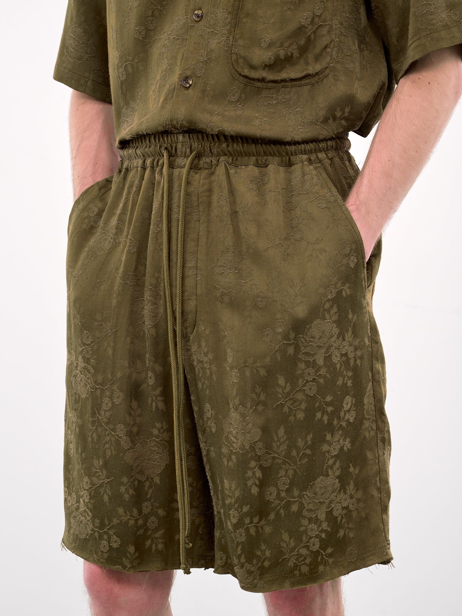 Raw Lined Elasticated Shorts - 4