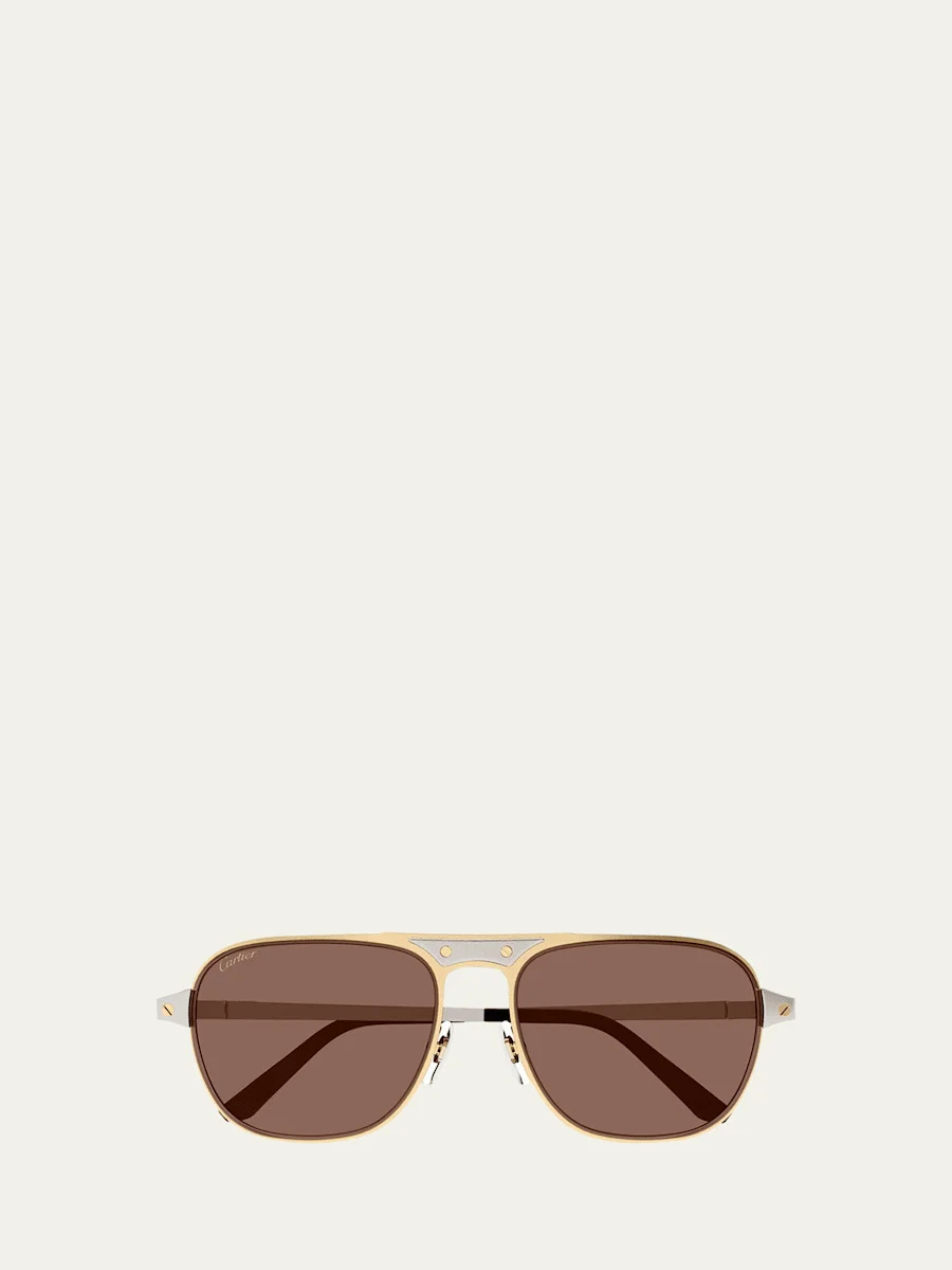 Men's CT0532SM Metal Aviator Sunglasses - 1