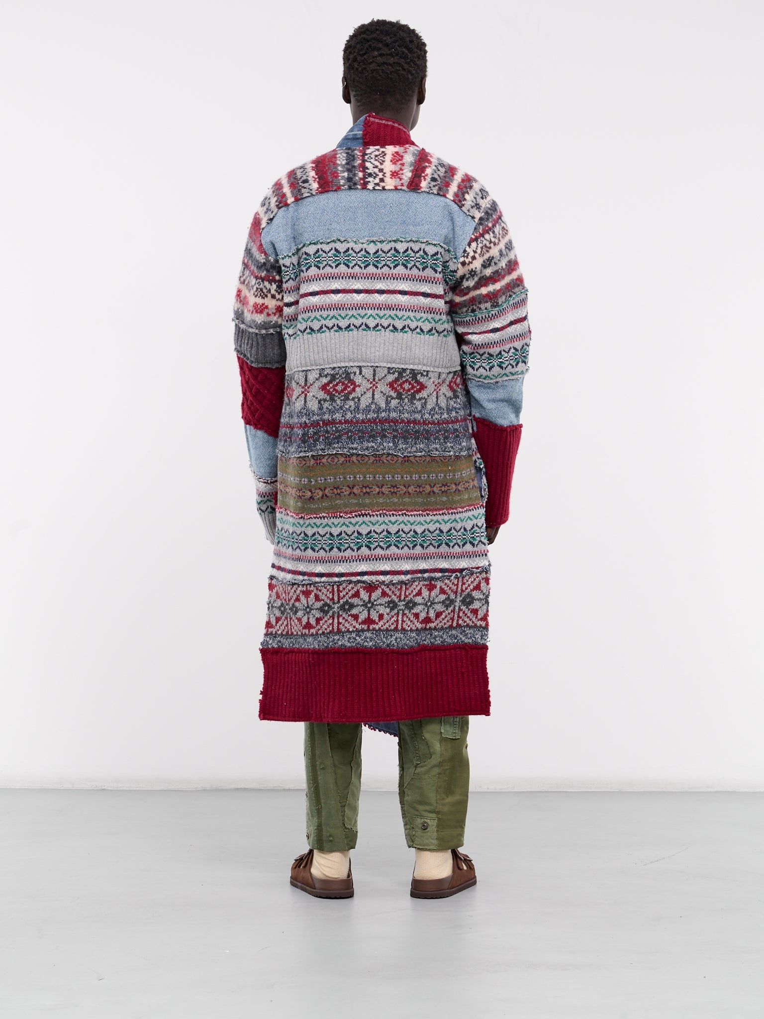 Fair Isle Patchwork Cardigan - 3