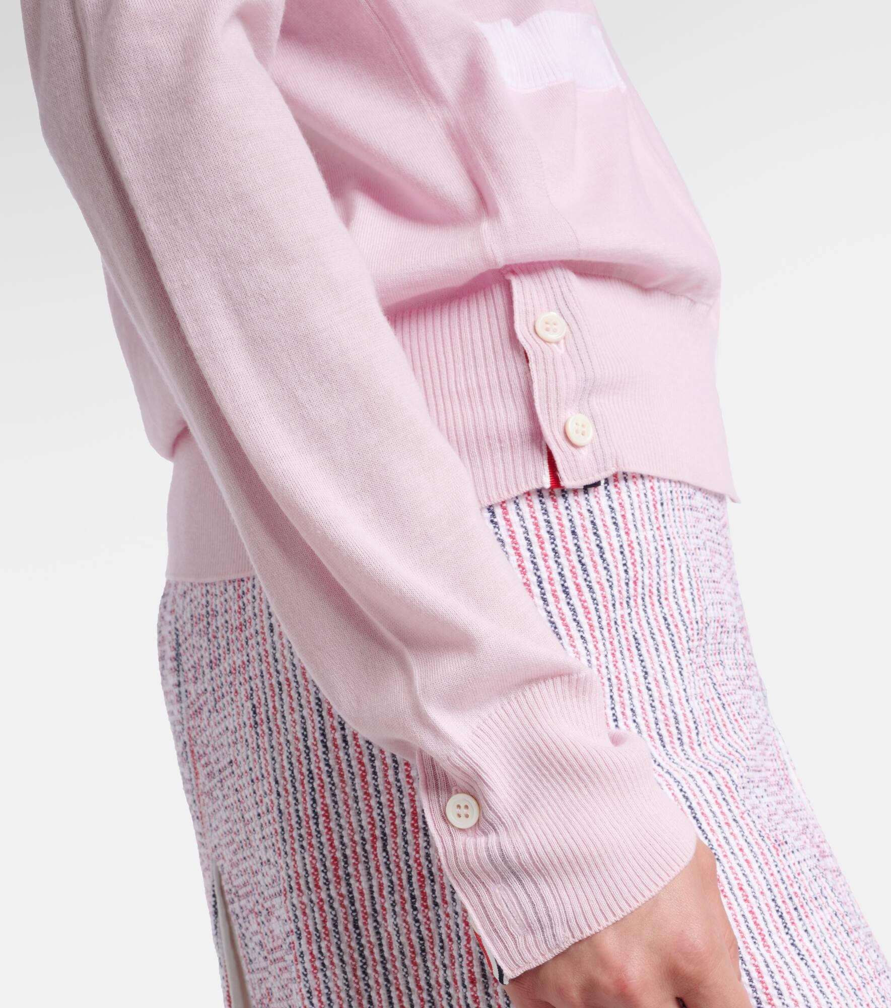 4-Bar virgin wool cardigan - 5