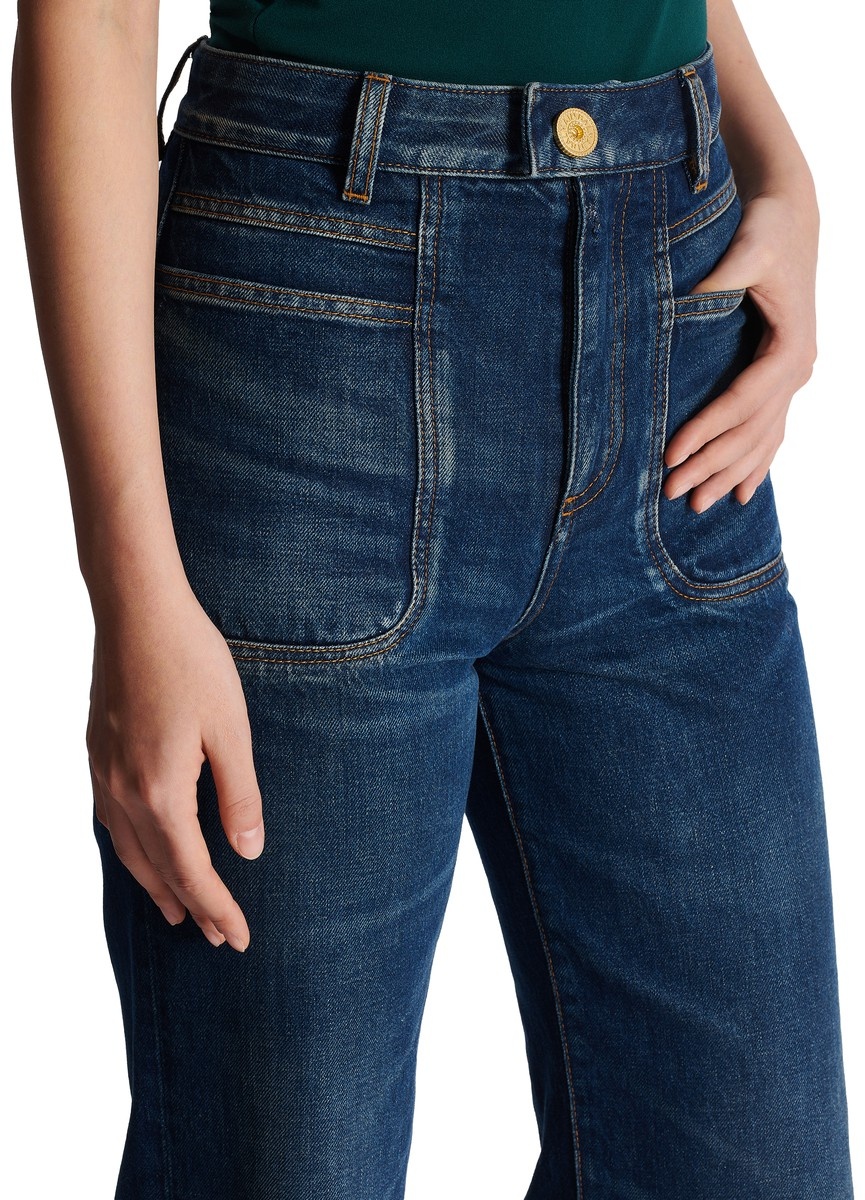 Denim flare jeans - 4