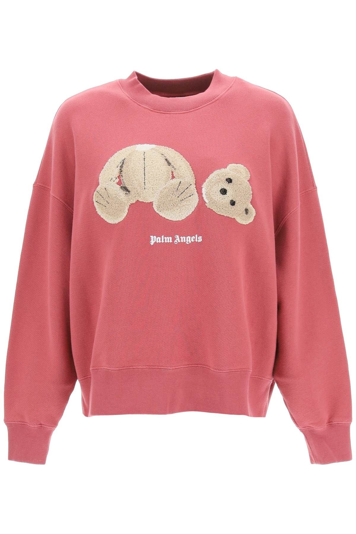 BEAR PATCH OVERSIZED SWEATSHIRT - 1