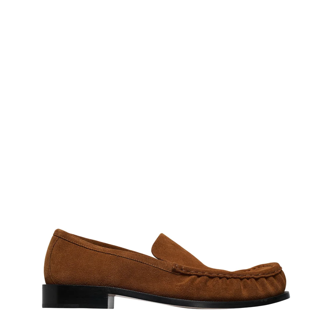 Creased Toe Suede Loafer - 1