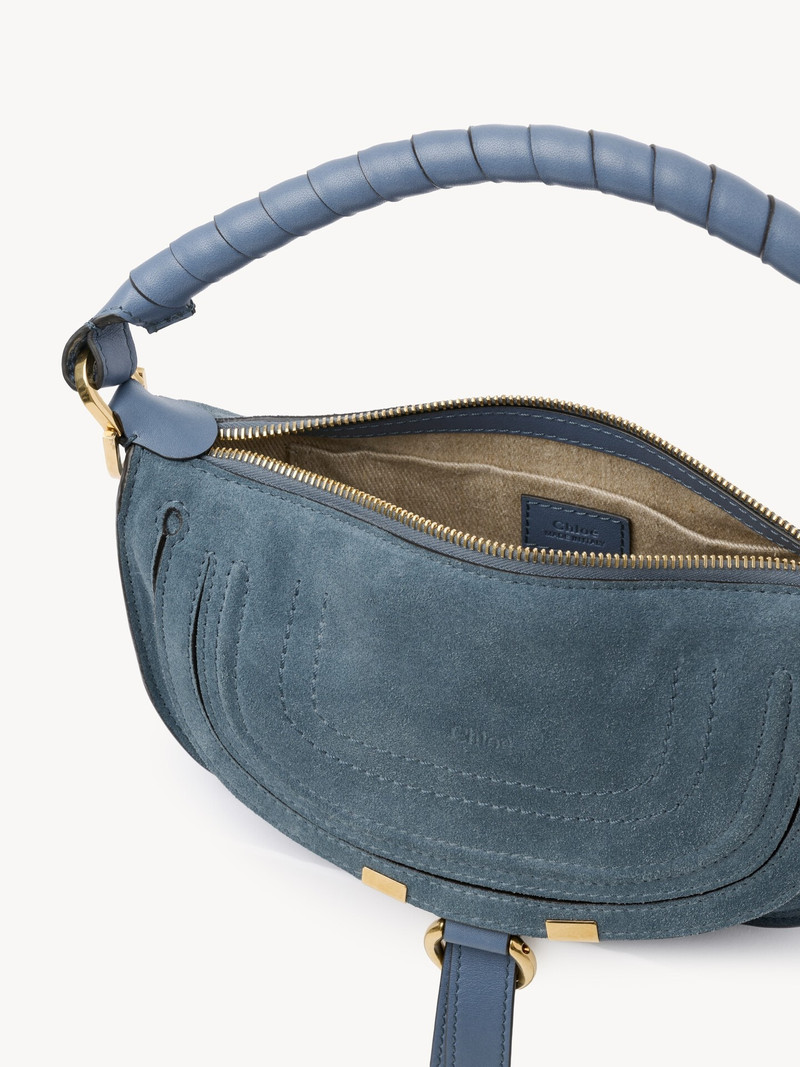 MINI MARCIE SHOULDER BAG IN SUEDE LEATHER 5