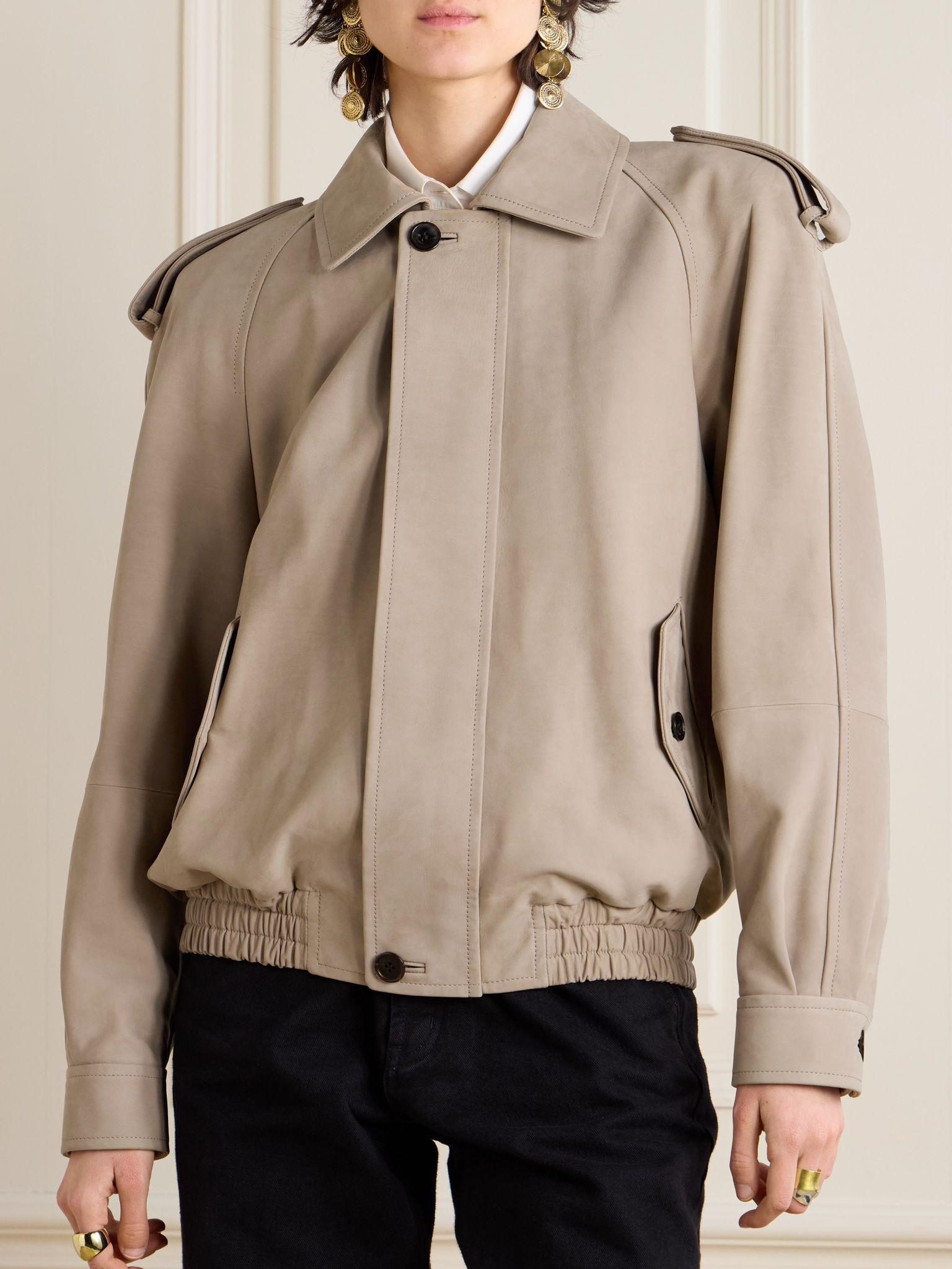 Nubuck jacket Light gray - 3
