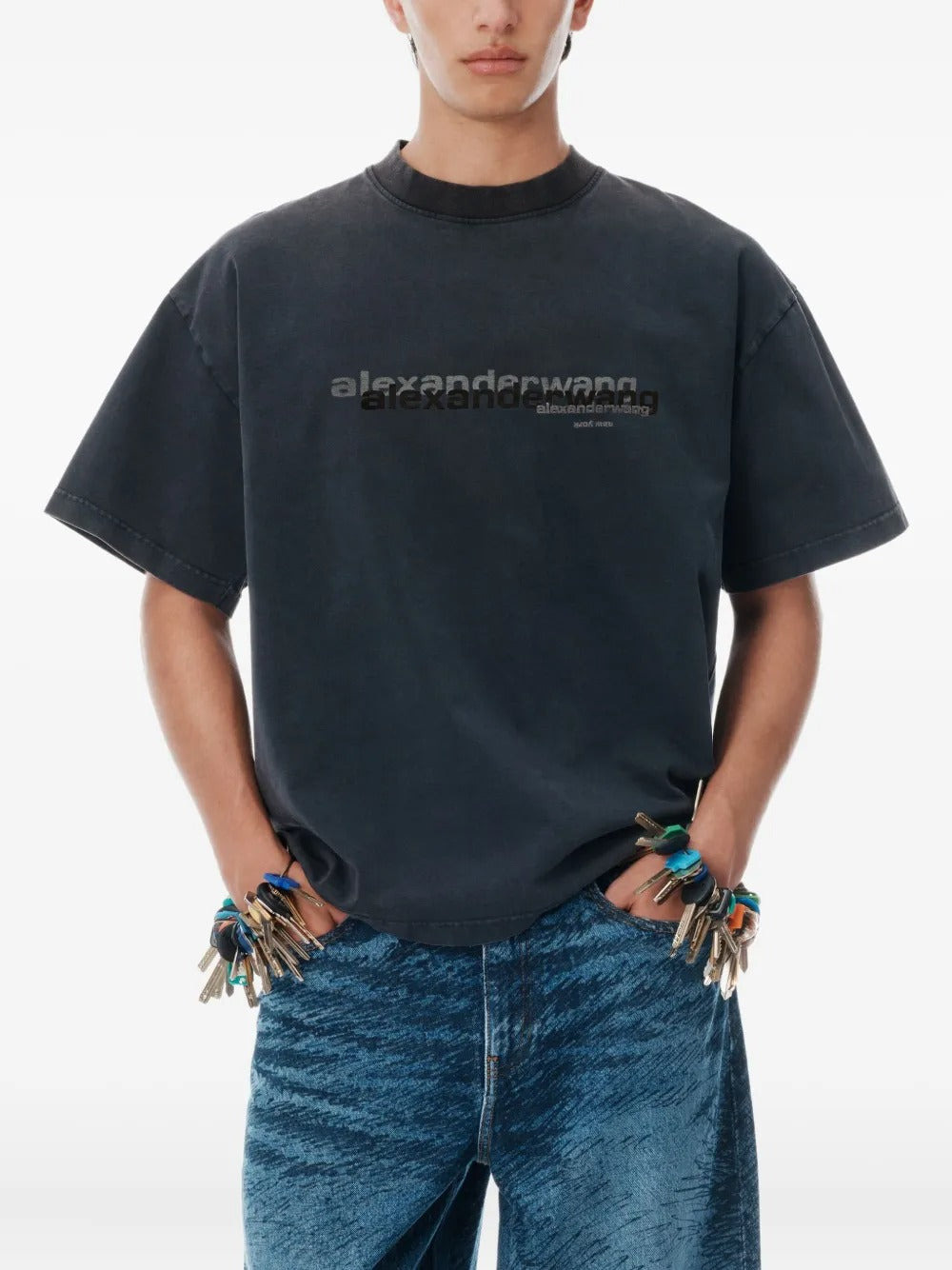 ALEXANDER WANG - Unisex Short Sleeve T-Shirt - 1