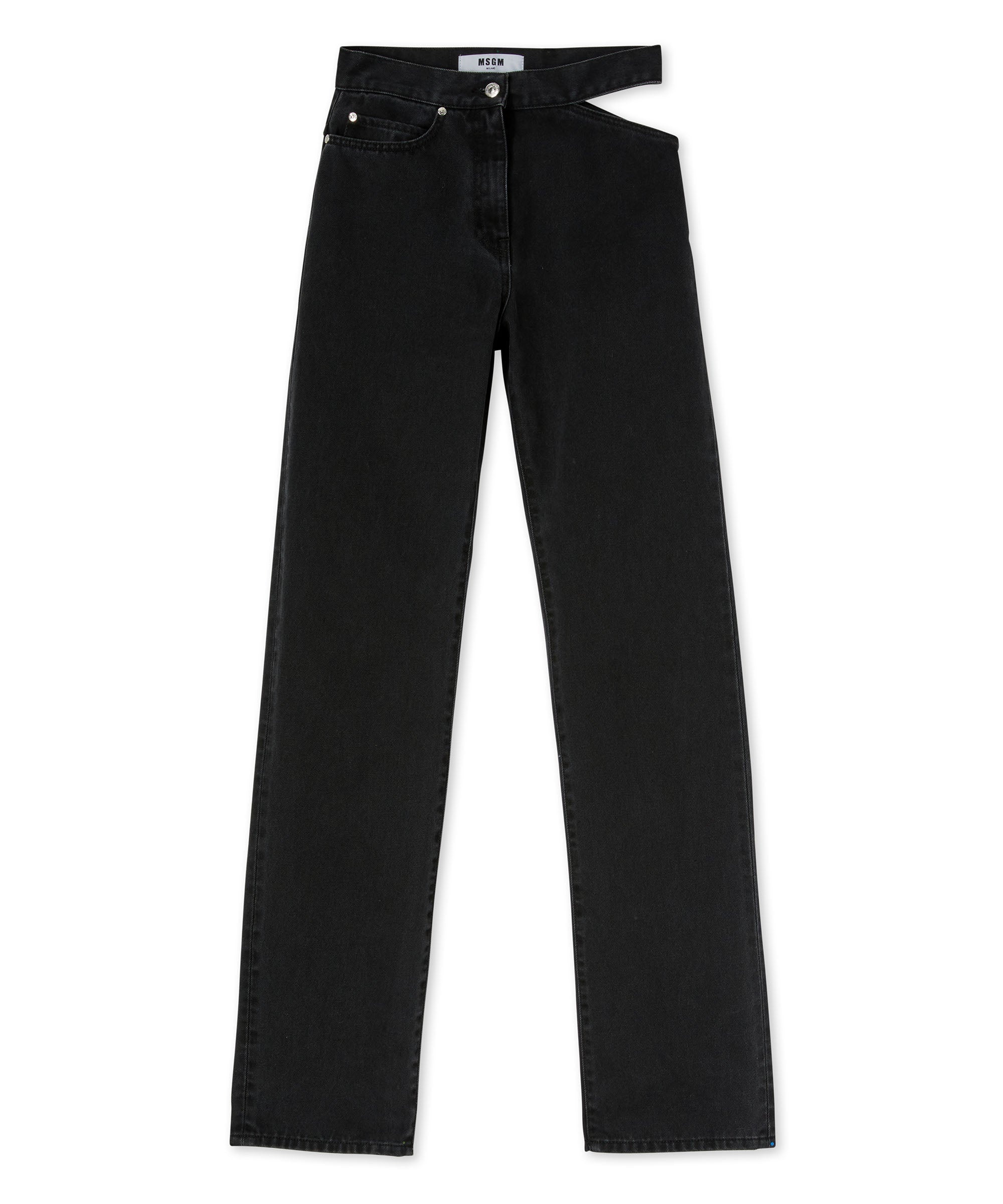Jeans with "Black Denim with Stitches" workmanship - 1
