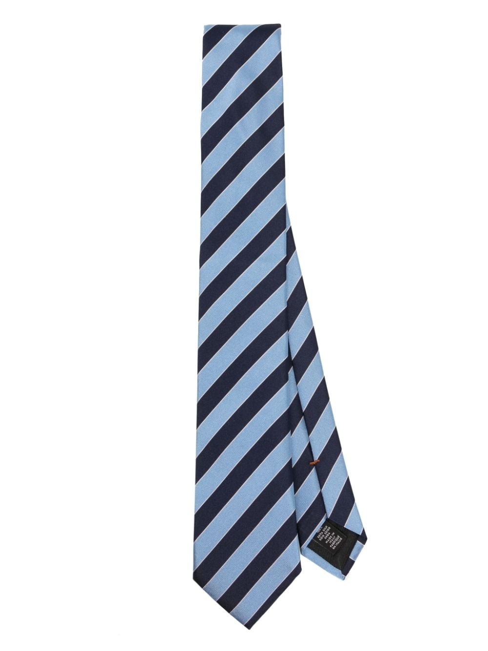 striped silk tie - 1