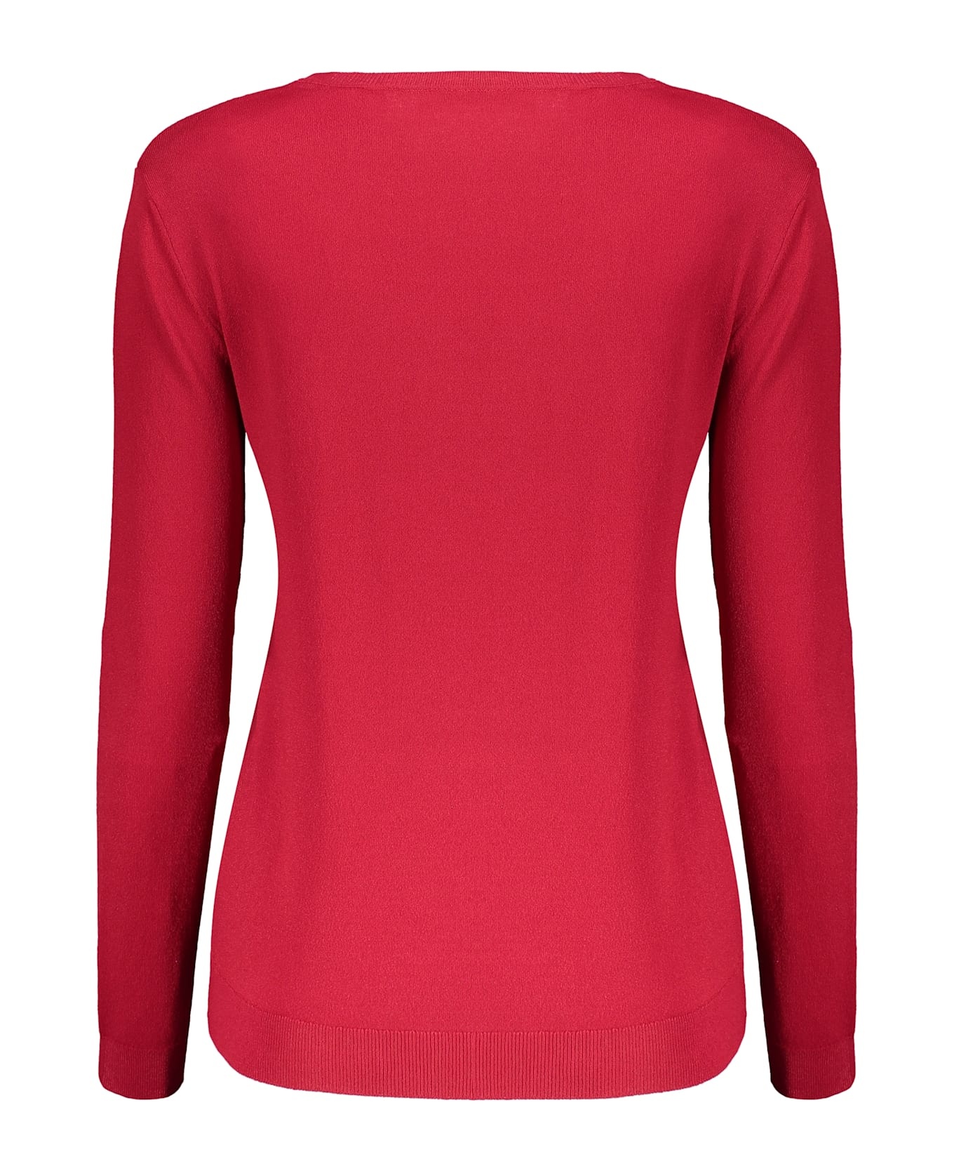 Long Sleeve Crew-neck Sweater - 2