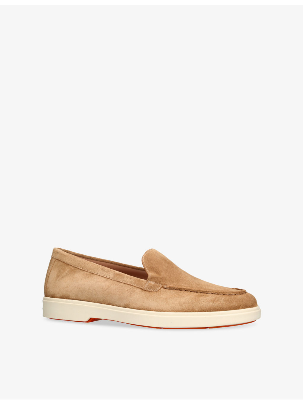 Almond-Toe Suede Loafers - 3