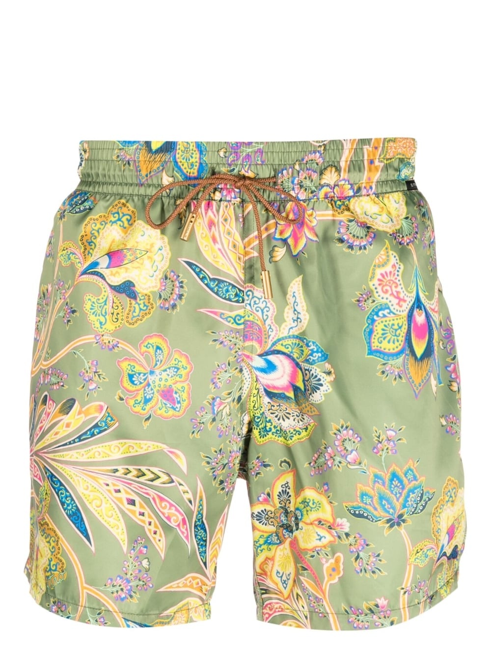 flower-print swim shorts - 1