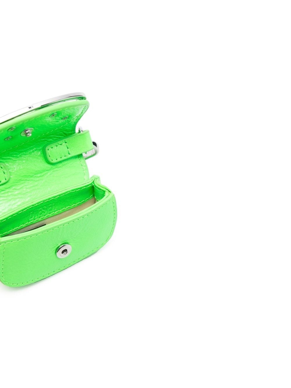 neon green micro purse - 3