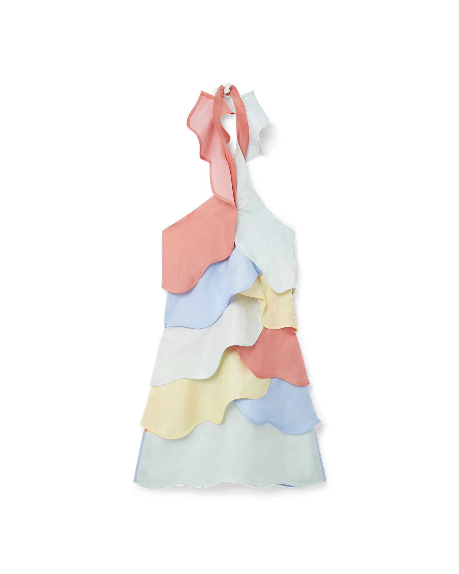Rainbow Gradient Halterneck Dress - 1
