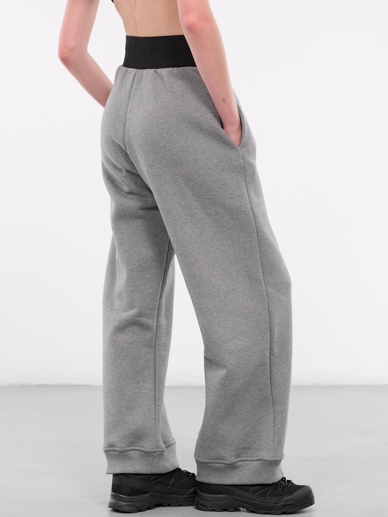 Elastic Waistband Sweatpants - 4