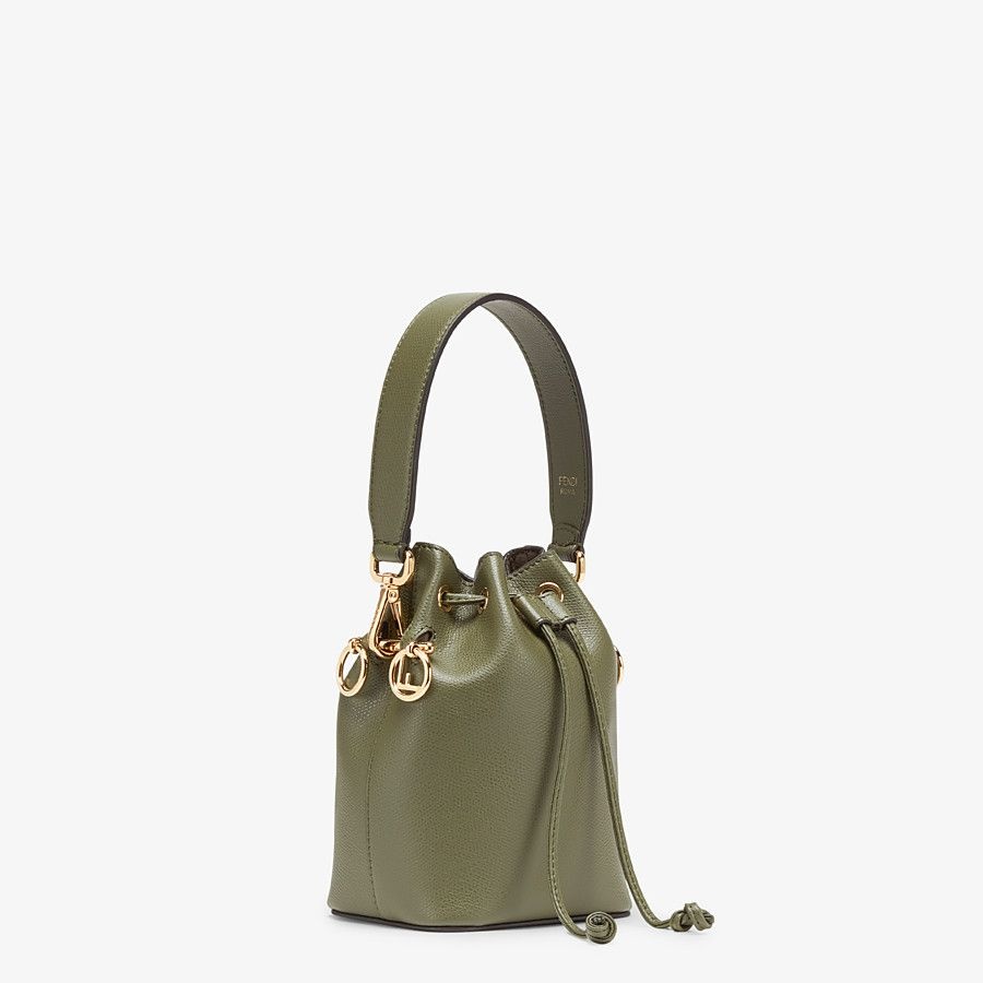 Green leather mini-bag - 2