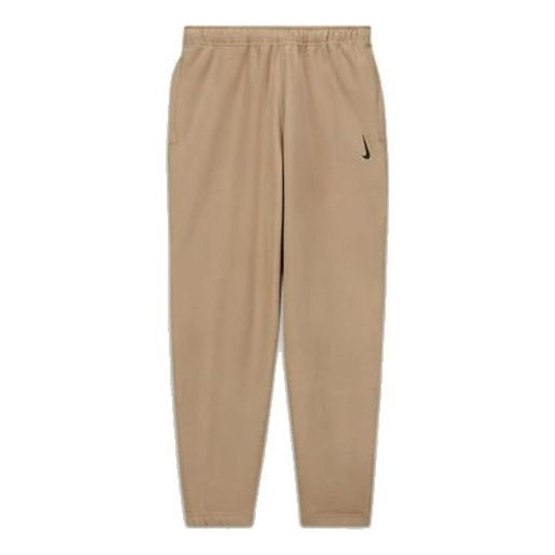 Nike x Billie Eilish Crossover Solid Color Sports Long Pants Asia Edition Couple Style Brown DQ7753- - 1
