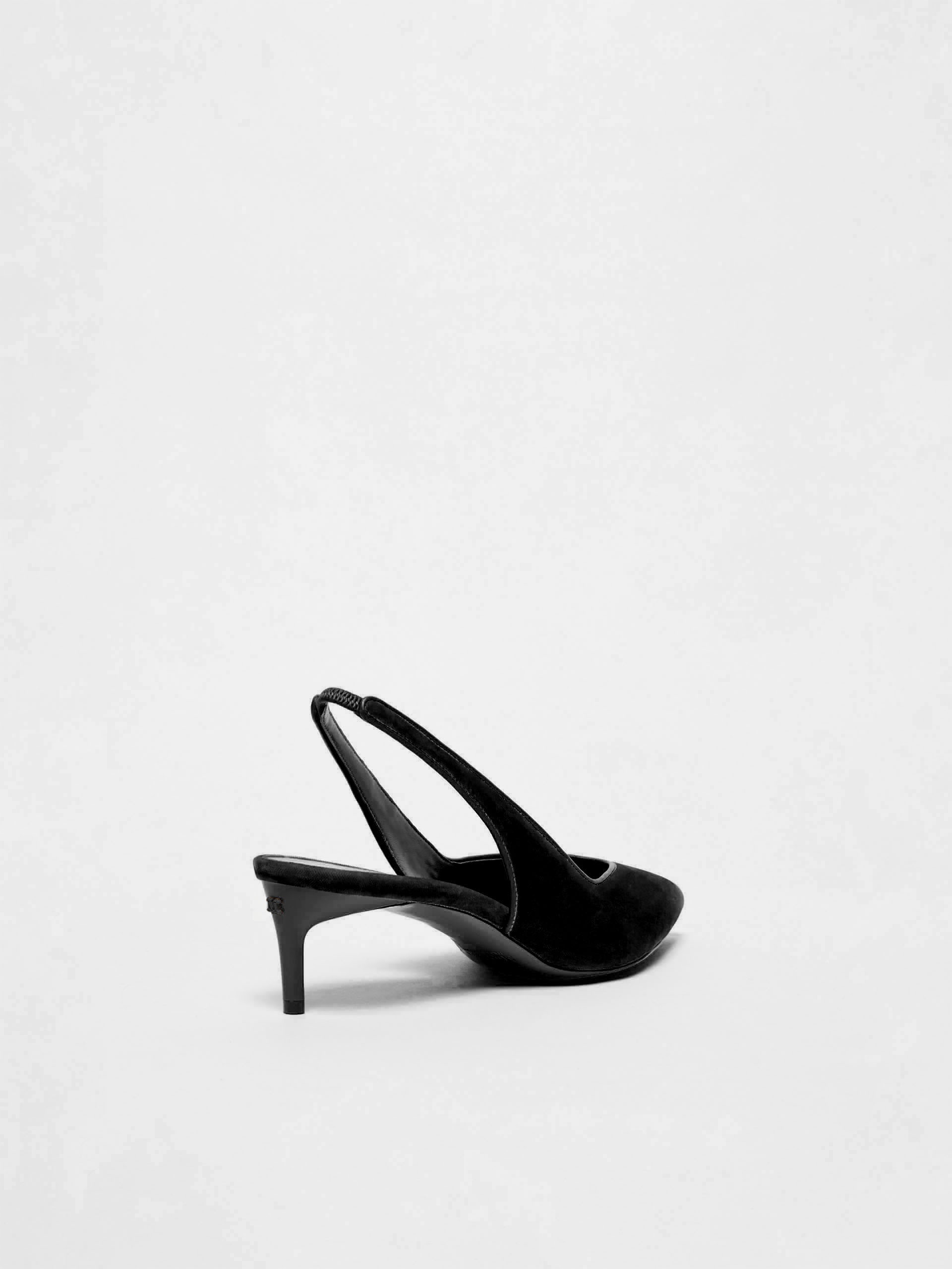 VELVETSLING Velvet slingbacks - 3