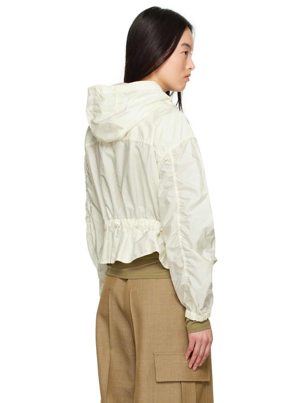 Off-White Curton Hooded Peplum Jacket - 3