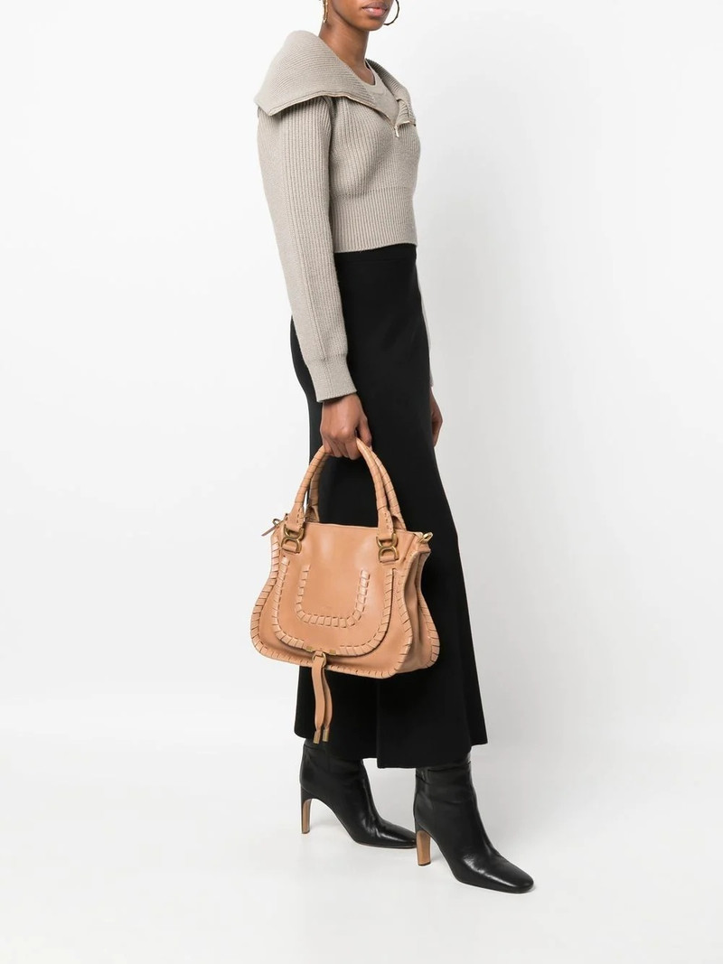 Chloé interwoven-design leather bag outlook