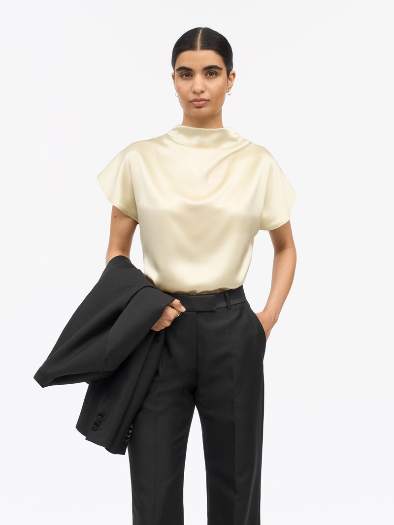 Lei Evening Satin Blouse 2