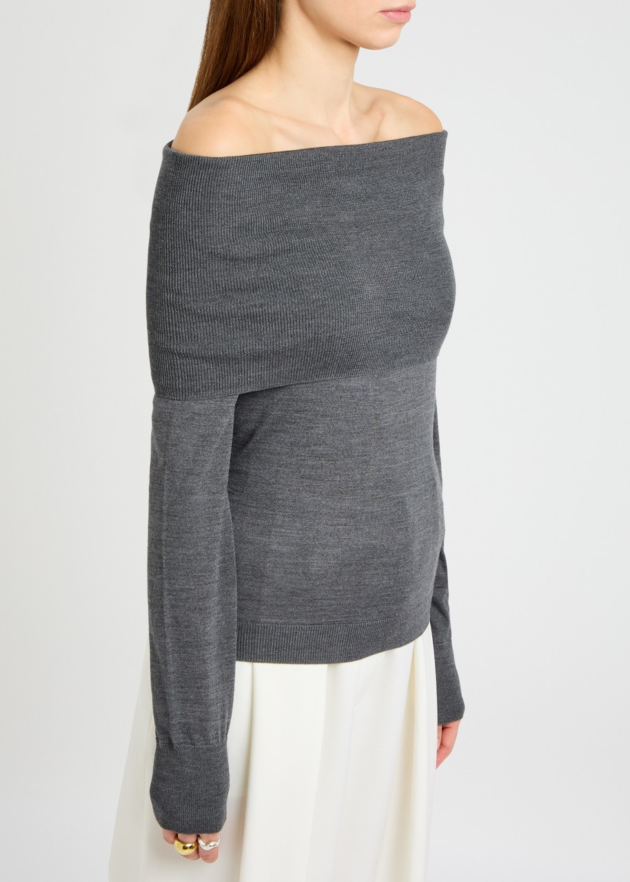 Stella Mccartney Off-the-shoulder Wool Jumper - 2