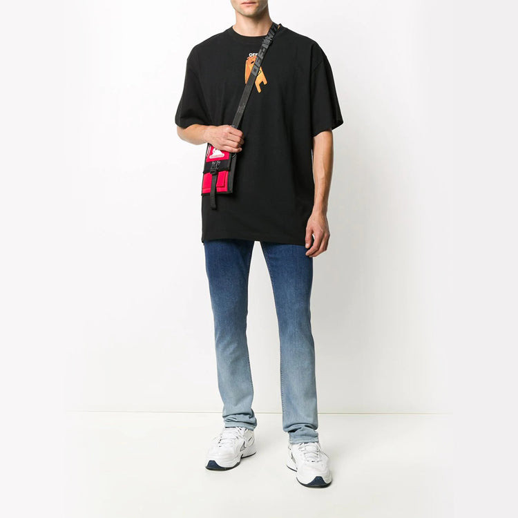 Off-White Pascal Skeleton T-Shirt 'Black' OMAA038F20FAB0011010 - 4