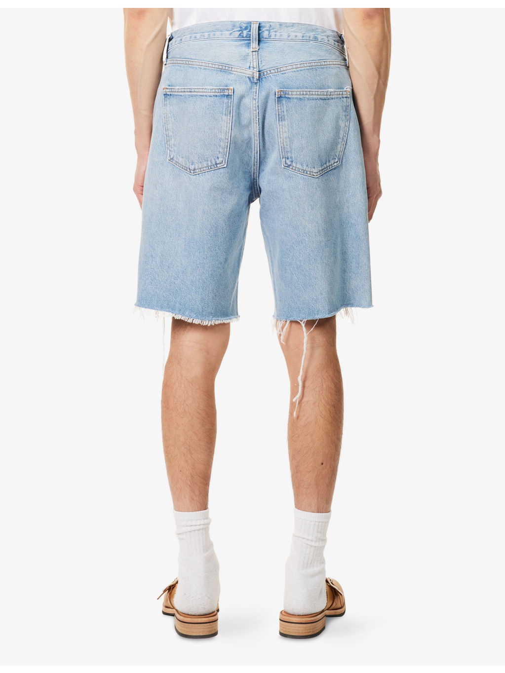 Anson Mid-Rise Denim Shorts - 4