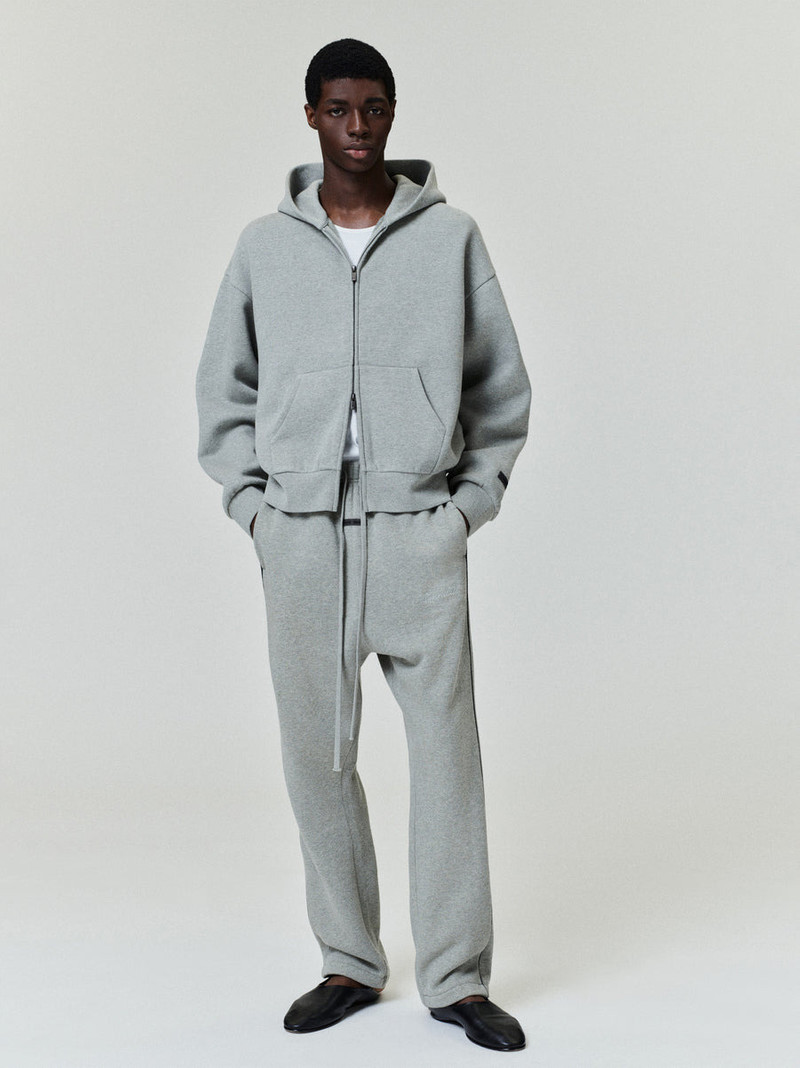 ESSENTIALS Classic Fleece Zip-Up Hoodie outlook