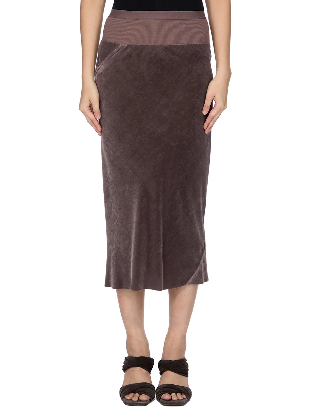 KNEE BIAS SKIRT - 1