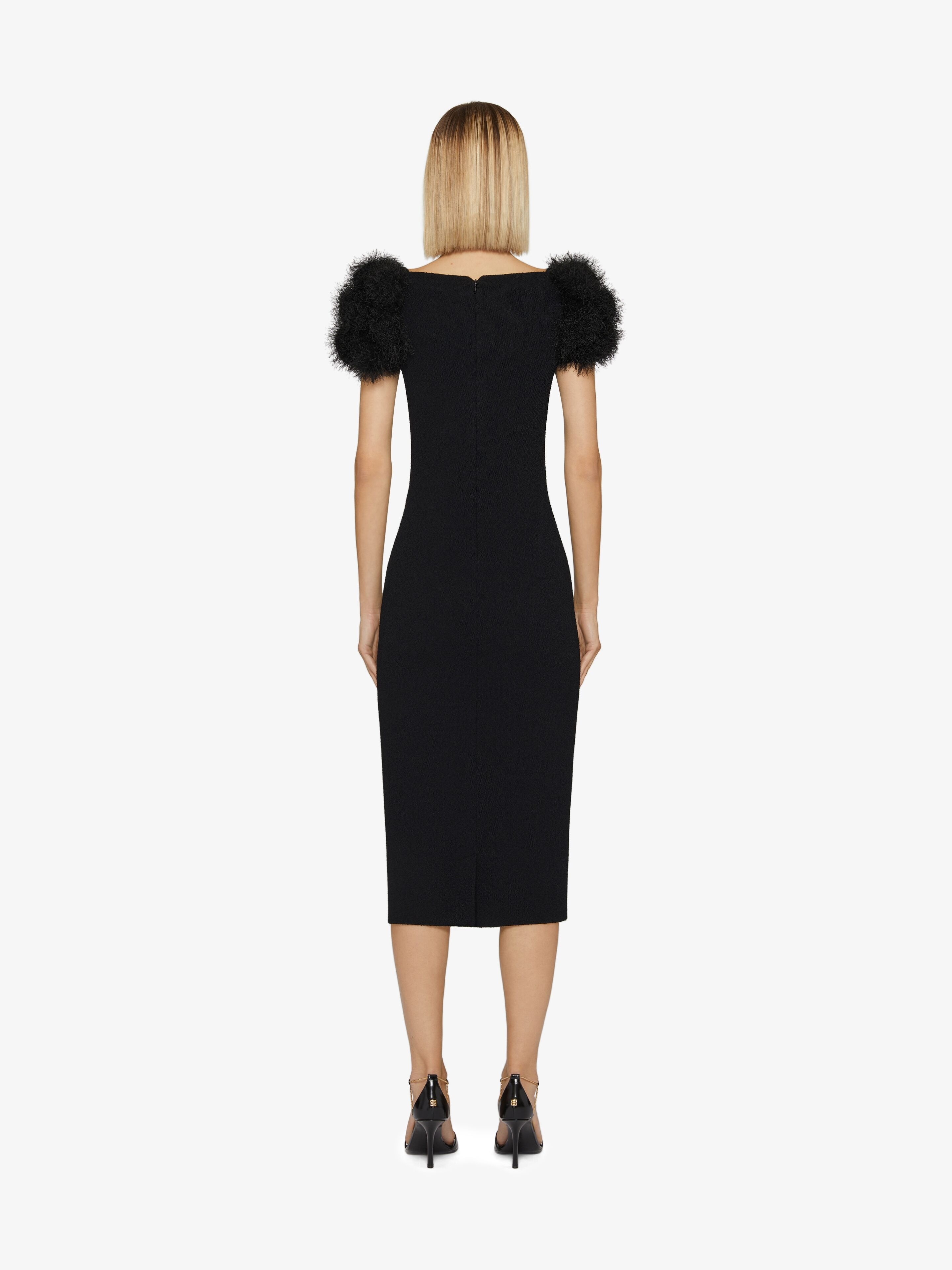 DRESS IN KNIT WITH POMPOMS - 3