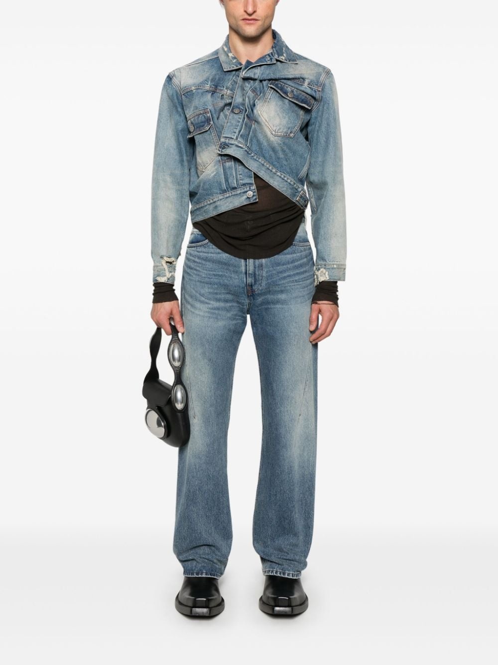 dart-detail jeans - 3