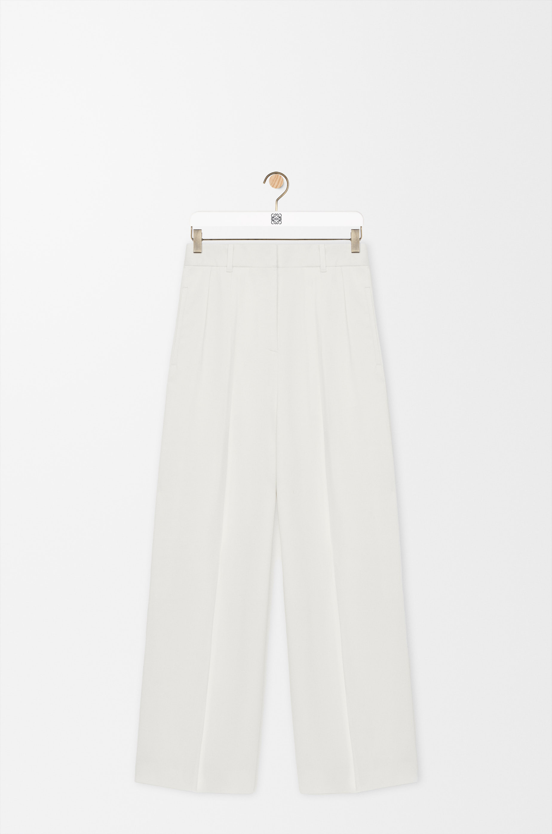 Trousers in stretch viscose blend - 1