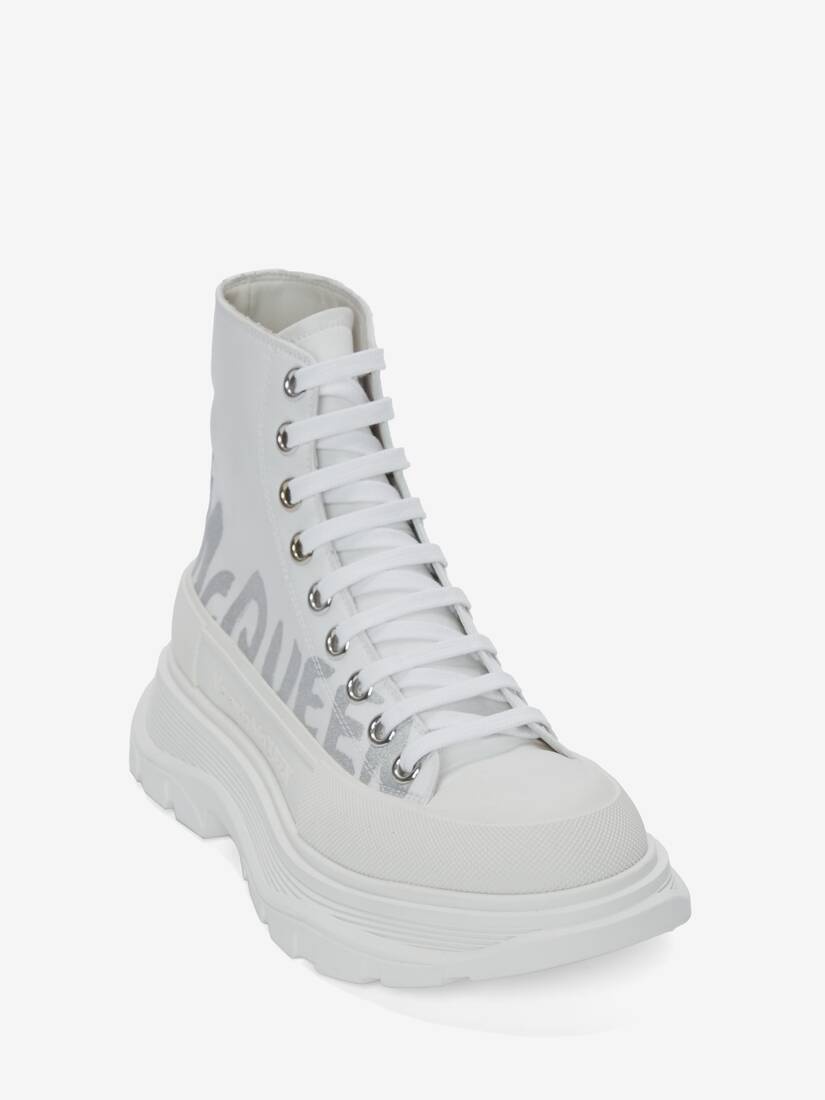 Tread Slick Boot in White/silver - 2