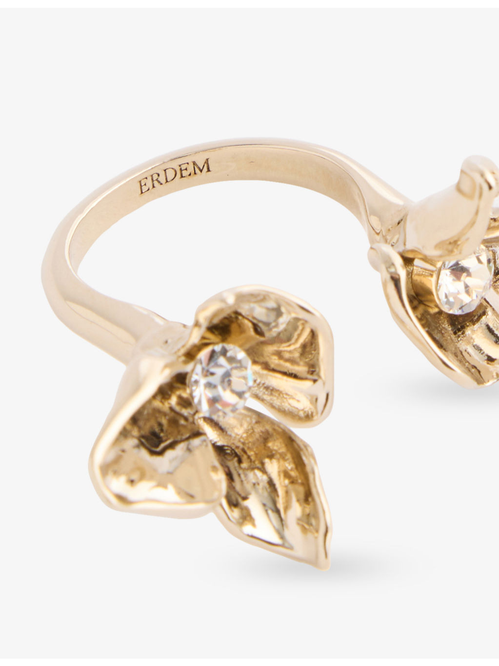 Small Flower Brass Ring - 3