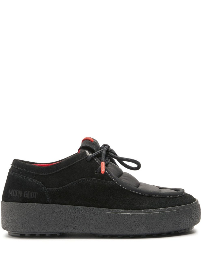 Mtrack Wallaby panelled suede boots 1