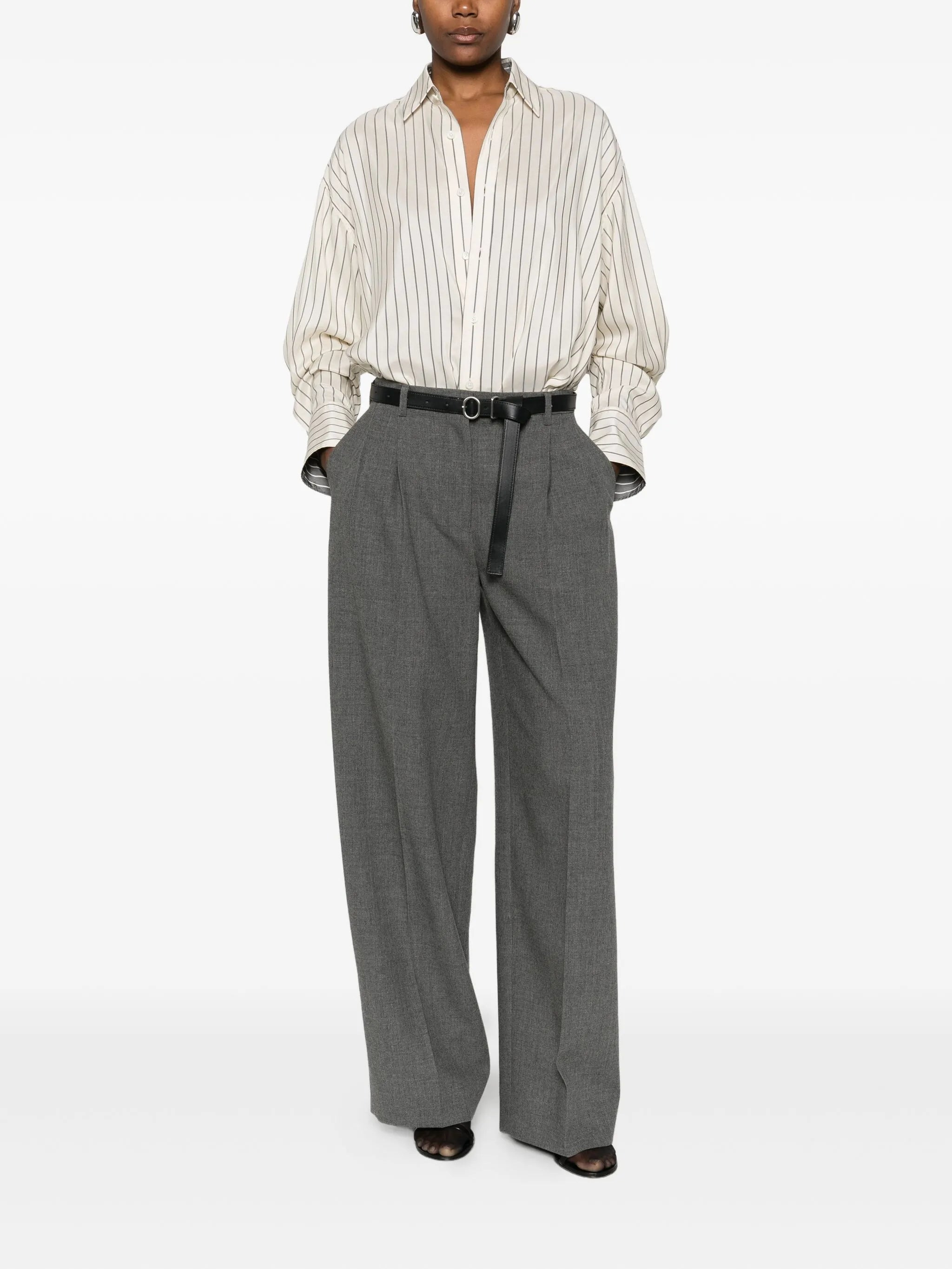 Carven Striped Silk Shirt - 5