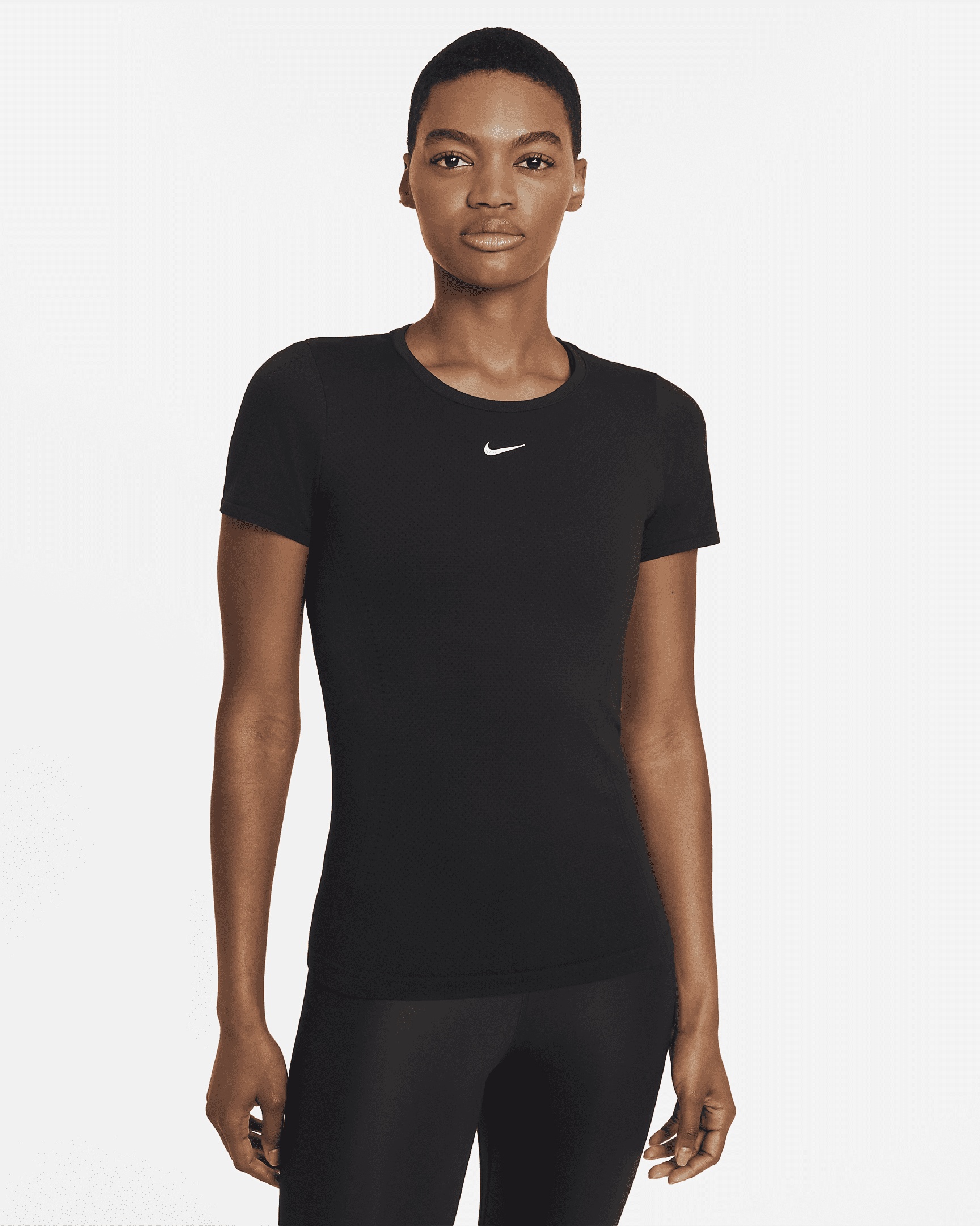 Nike Women's Dri-FIT ADV Aura Slim-Fit Short-Sleeve Top - 1