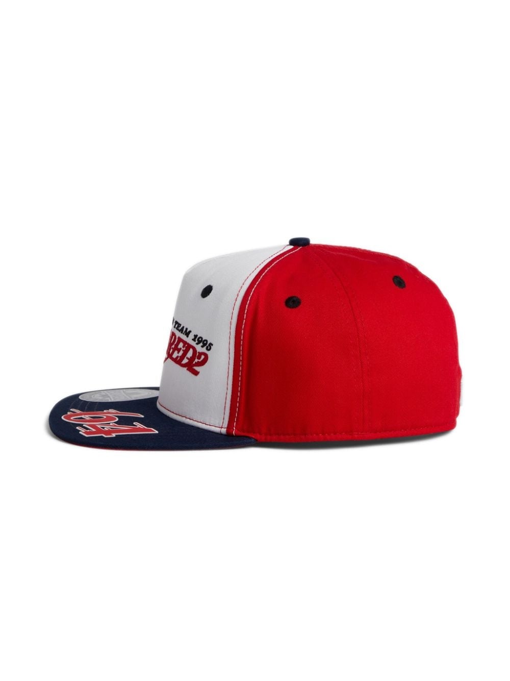 logo-embroidered cotton baseball cap - 4